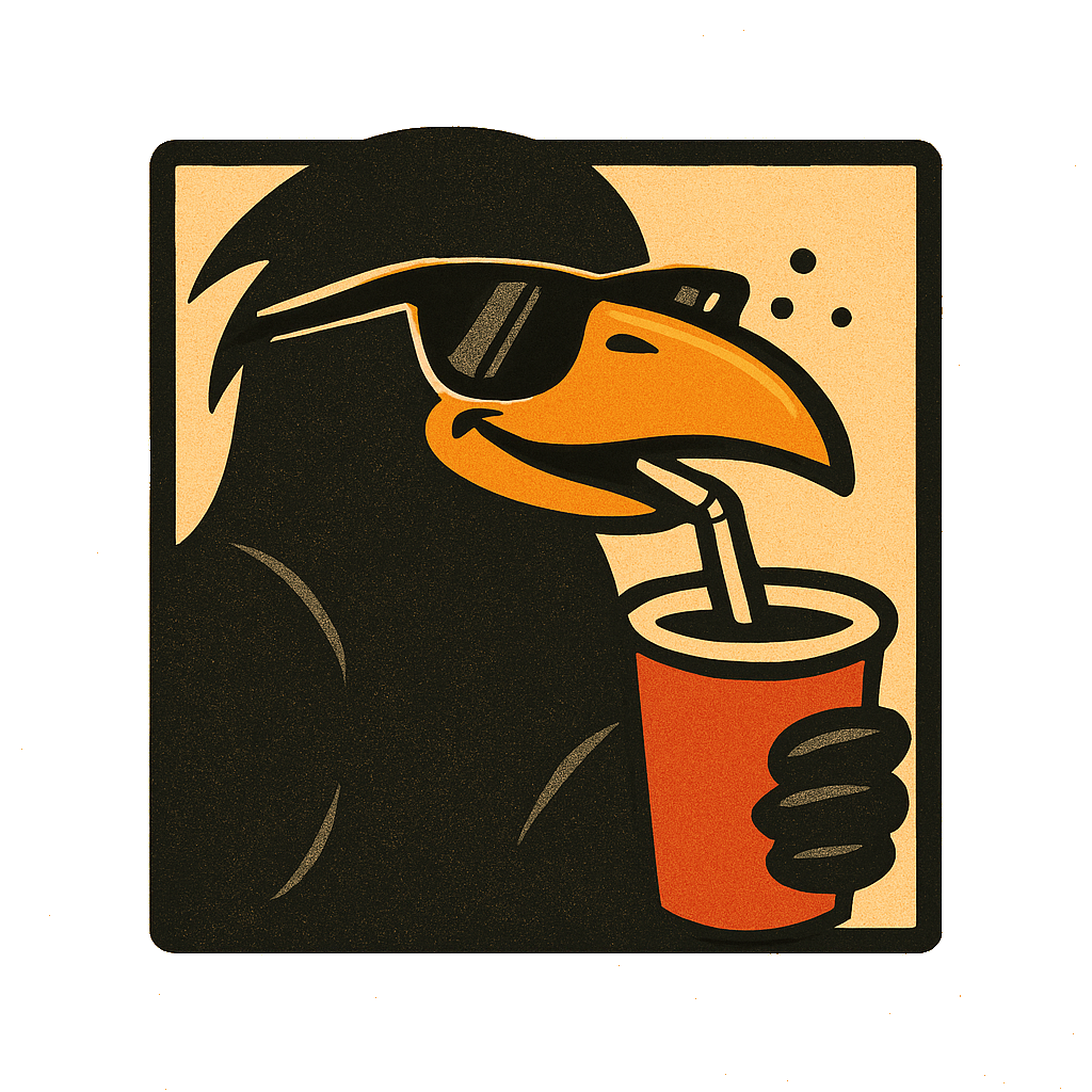 crow soda logo